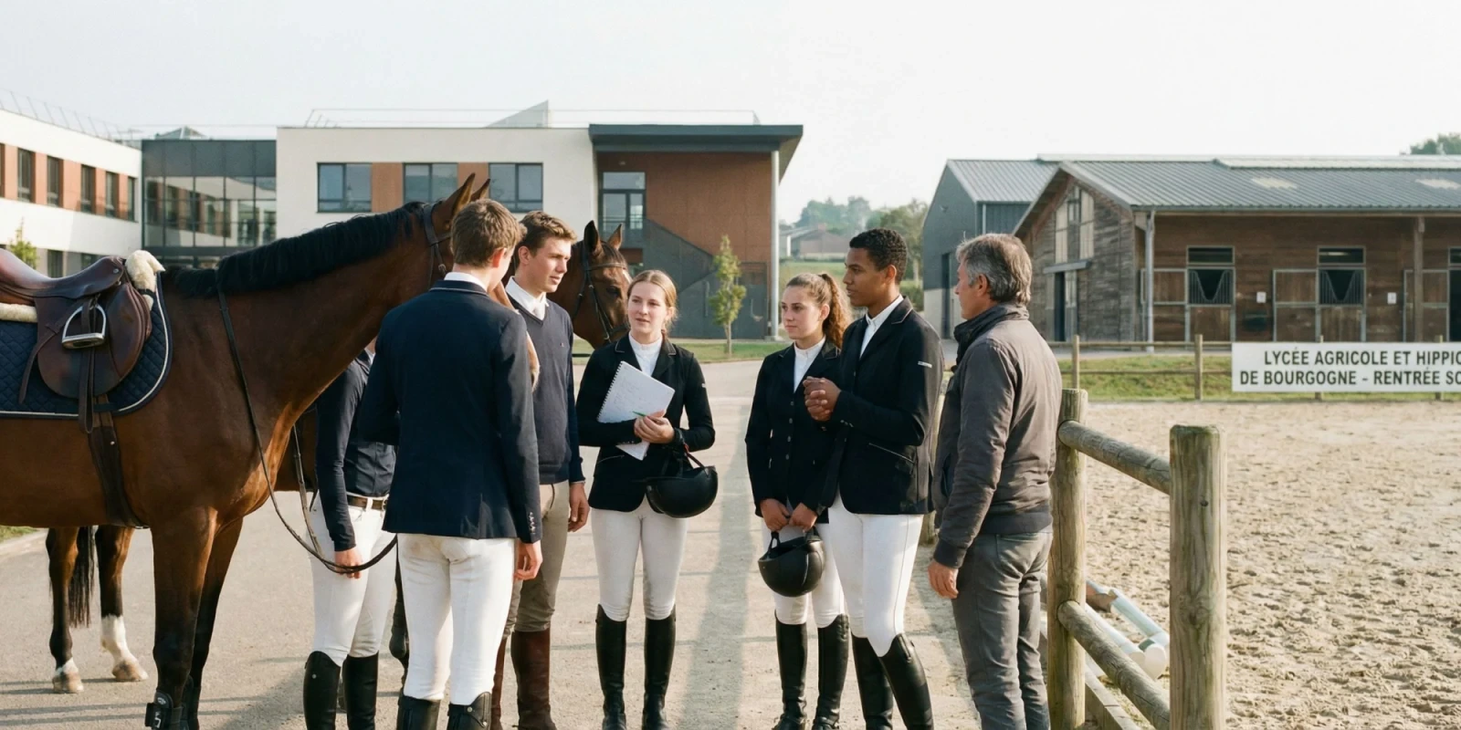 Formation Maréchal-ferrant Adulte : Reconversion et CPF Adulte en reconversion professionnelle forgeant un fer de cheval en atelier