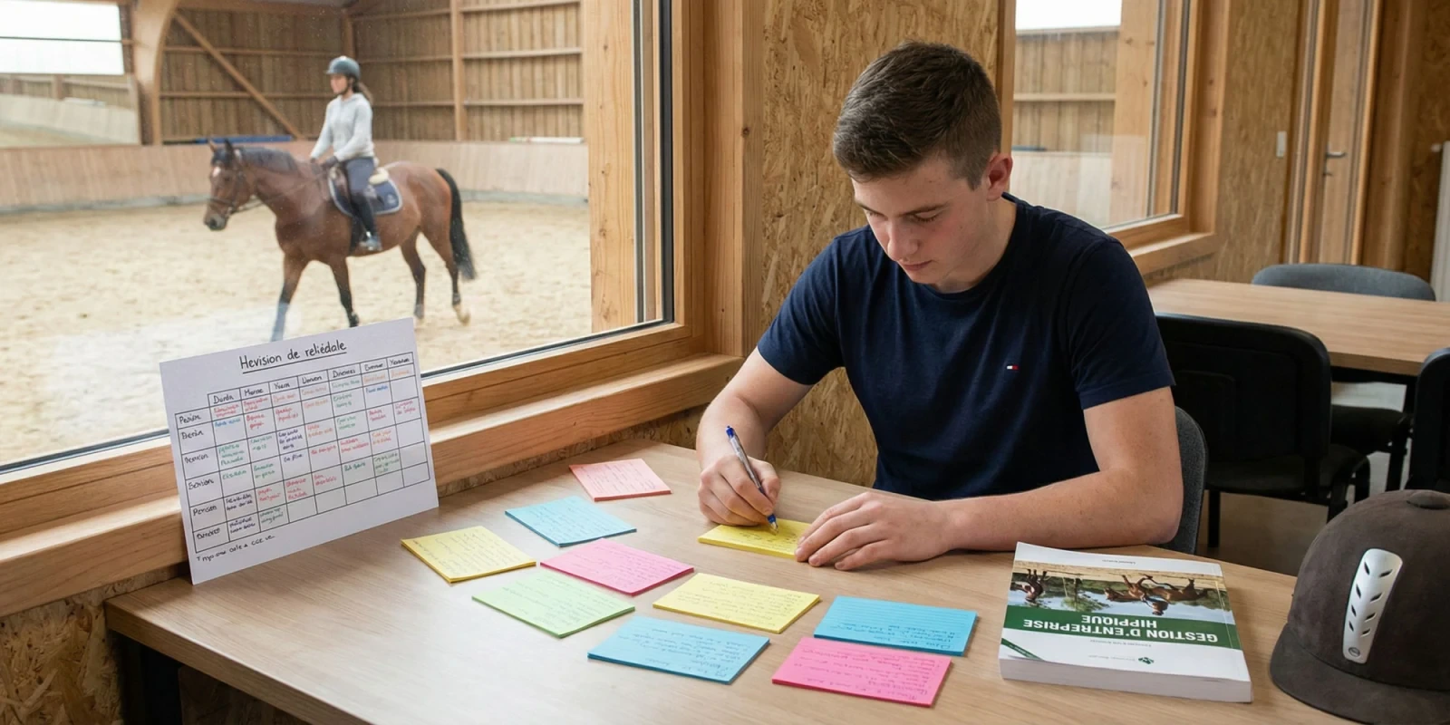 Résultats CAP Maréchal-ferrant 2026 : Notes et Rattrapage Apprenti maréchal-ferrant découvrant ses résultats du CAPA sur smartphone