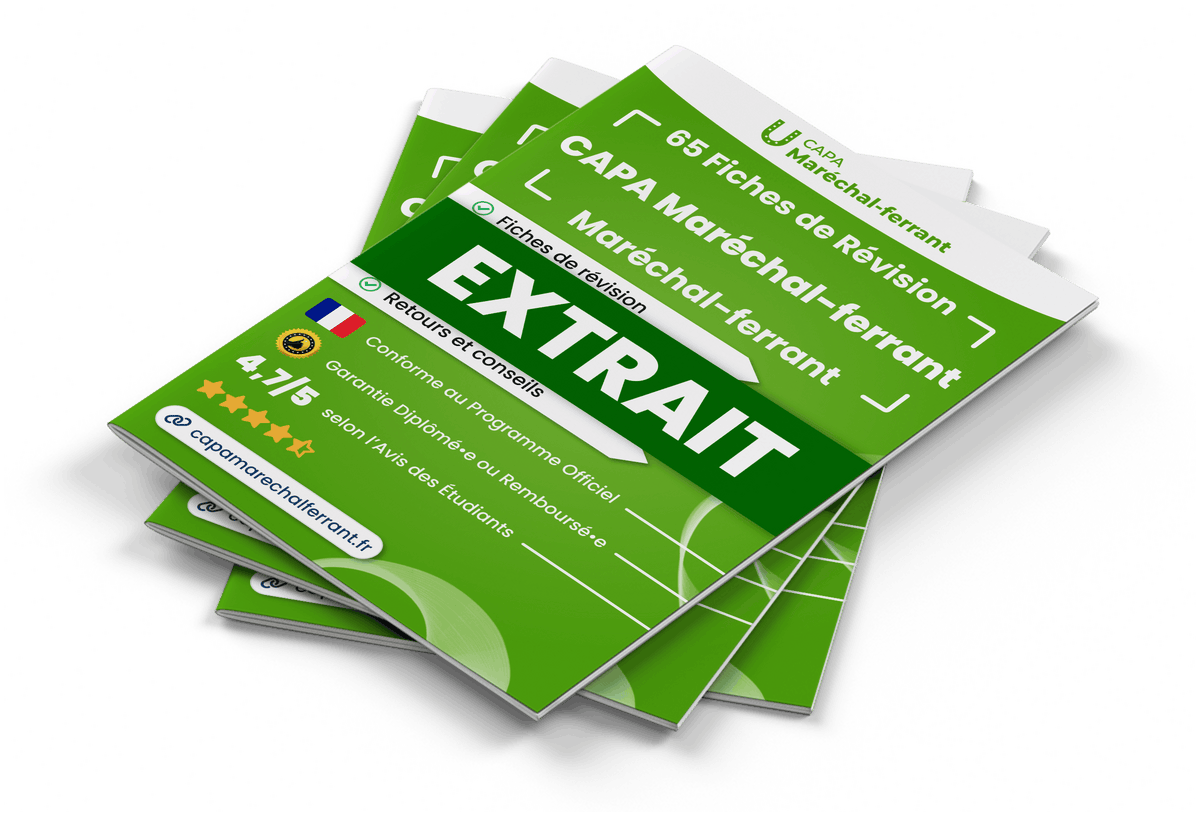 Extrait Fiches Révision gratuites CAPA Maréchal-ferrant
